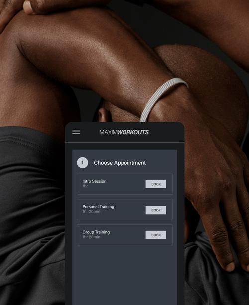 Les abonnés de Squarespace peuvent ajouter Acuity Scheduling pour prendre des rendez-vous directement via un programmateur personnalisé.
