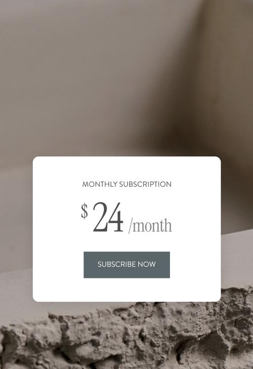 Commerçant facturant 24 $ par mois pour un service sur abonnement.