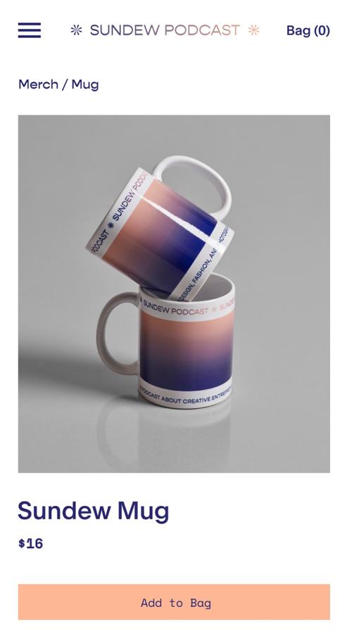 Taza de café personalizada disponible para comprar e información sobre el diseño de productos personalizados usando los productos de Printful.